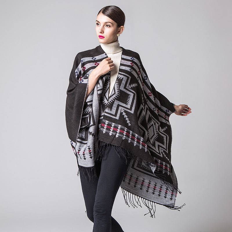 Air Conditioning Blankets, Cashmere Thick Scarves, Warm Cloaks, Travel Ethnic Cloaks For Men And Women