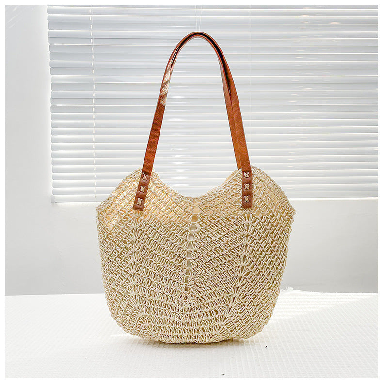 Summer Beach Straw Tote Bag for Women's