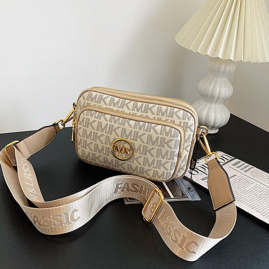 Vintage Letter Crossbody Bag: Designer Luxury Soft Leather Waist Pack