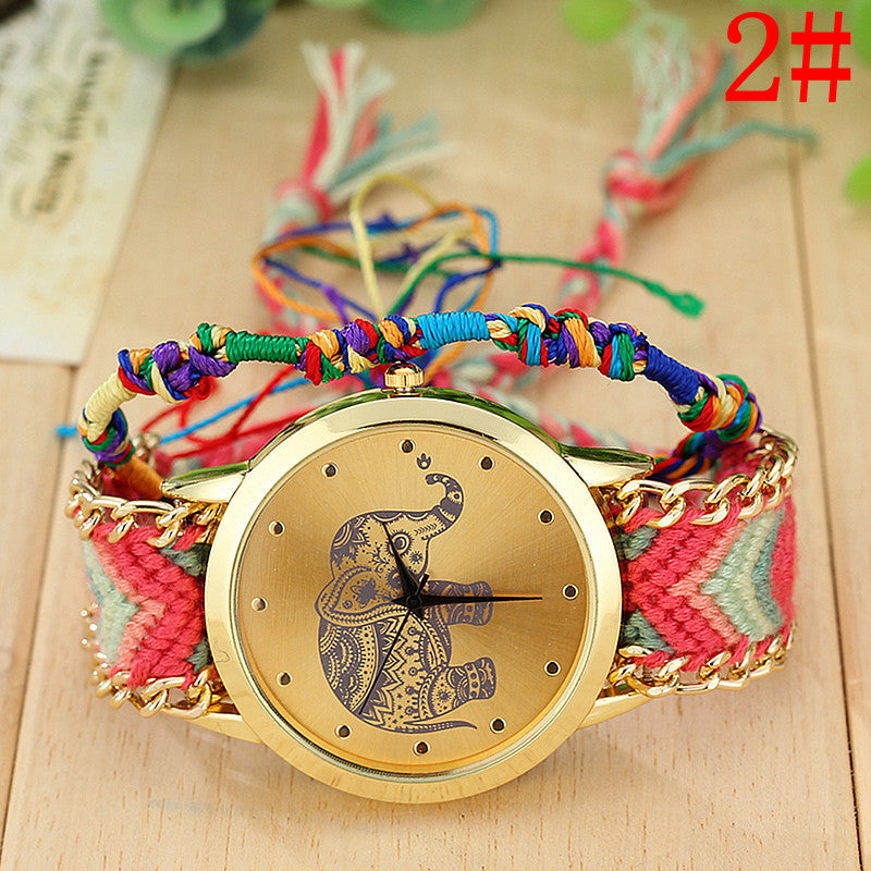 DIY Ribbon Elephant Watch