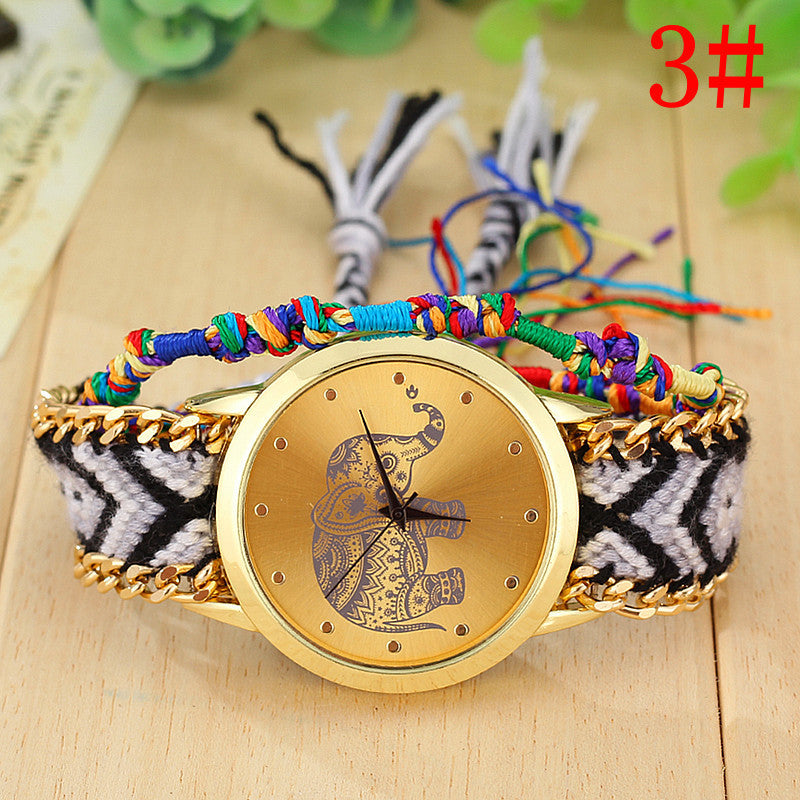 DIY Ribbon Elephant Watch