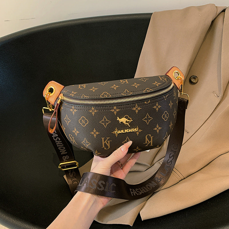 Sophisticated Kangaroo Monogram Belt Bag