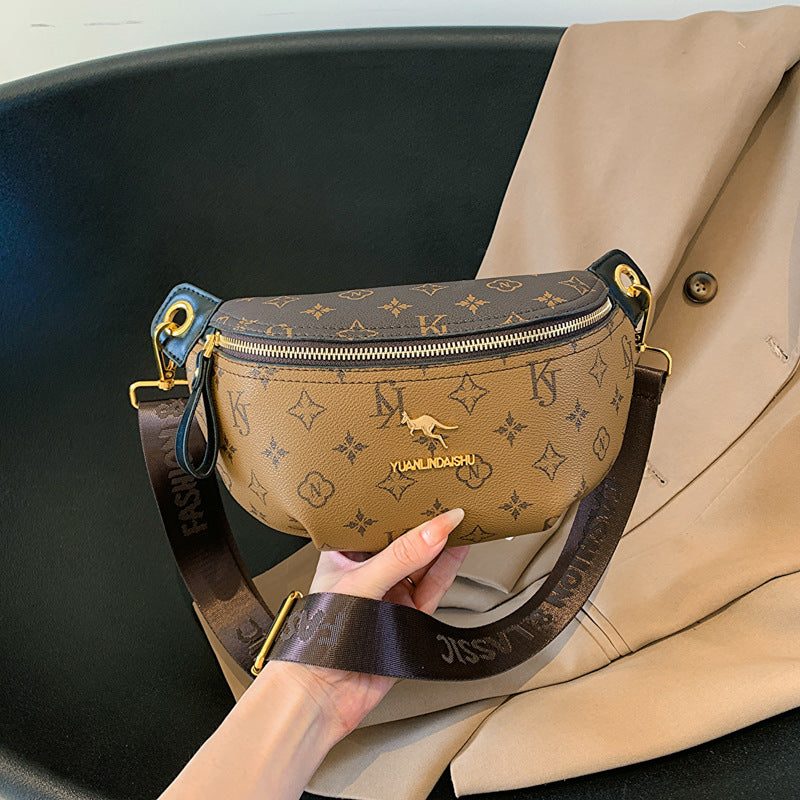 Sophisticated Kangaroo Monogram Belt Bag