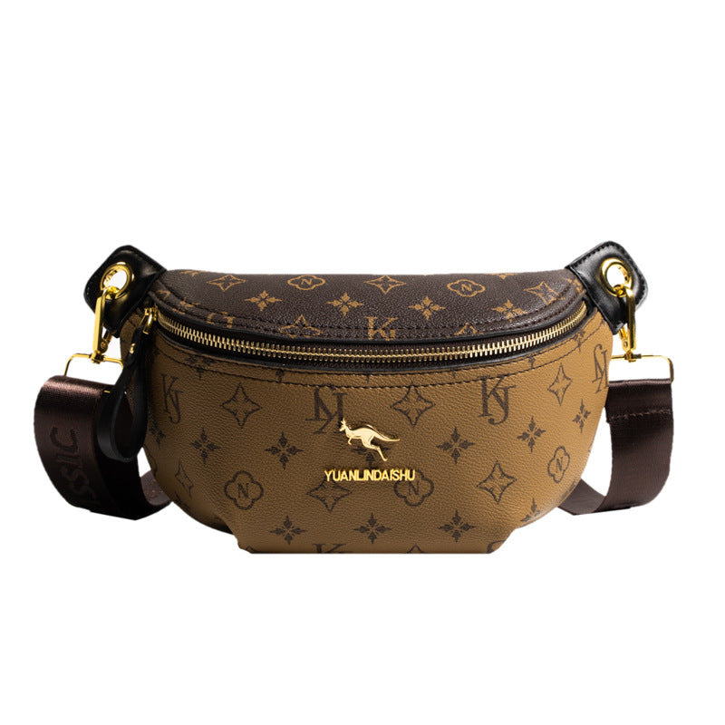 Sophisticated Kangaroo Monogram Belt Bag