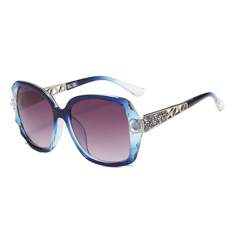 Glamour Diamond-Accented Polarized Sunglasses