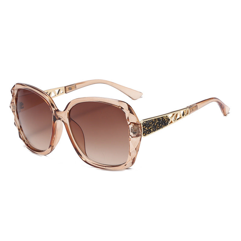 Glamour Diamond-Accented Polarized Sunglasses